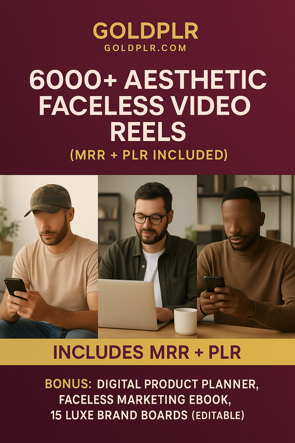 6000+ Aesthetic Faceless Video Reels (MRR + PLR Included)