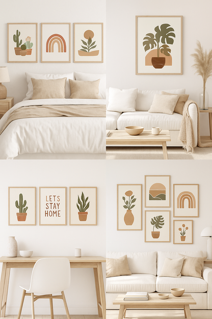 Boho Wall Art Bundle